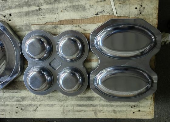 レストランのメラミン ディナー用大皿の圧縮型5インチのの高さの精密