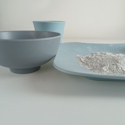 C3H6N6メラミン艶出しは1.661密度99.8%純度の食糧接触金庫を粉にする