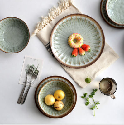 パーティの皿と碗 12pc メラミンの食器セット