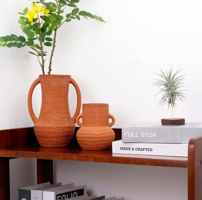 広口セラミック花瓶 装飾 田舎風の家