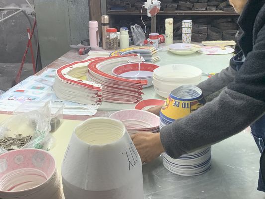 異なる形状の食器のためのカスタマイズされたメラミンのデカル紙