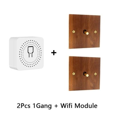 110Vライトスイッチパネル 86x86mm WiFi IEEE 802.11b/G/N